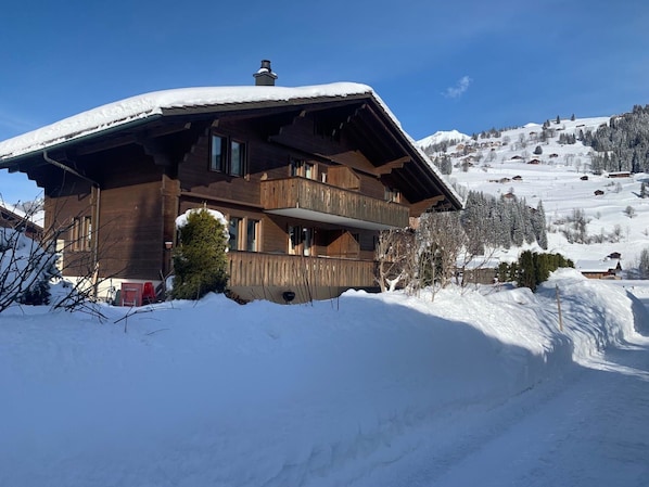 Neige, Bâtiment, Fenêtre, Gelé, Maison, Pente, Immobilier, Bois, Géologique Phénomène, Arbre