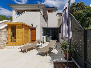 Home, Residential Area, House, Composite Material, Urban Design, Door, Shade, Concrete, Estate, Balcony