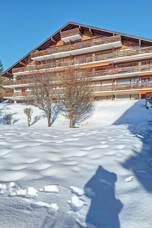 Building, Sky, Snow, House, Slope, Branch, Wood, Window, Biome, Freezing