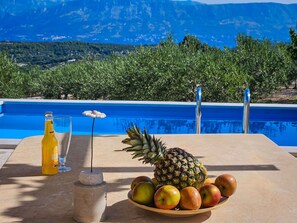 Water, Plant, Blue, Food, Bottle, Azure, Fruit, Arecales
