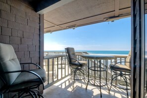 Enjoy the sunset from your private patio