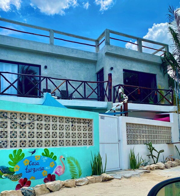 Front parking area