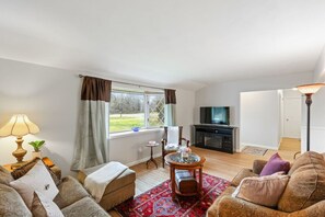 Functional main living area with a TV!