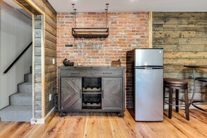 Den | 1st Floor | Living Area | Wood-Burning Fireplace (1 Wood Bundle Provided)