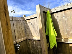 Outside shower
