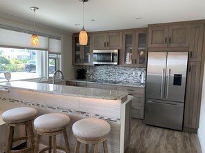 Kitchen with seating