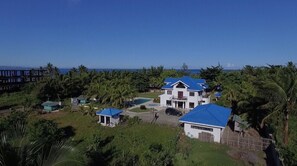 Aerial View of Villa grounds