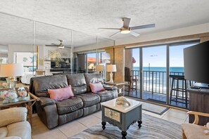 Living Area with Balcony