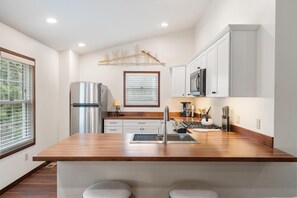 Kitchen open to the Living Room