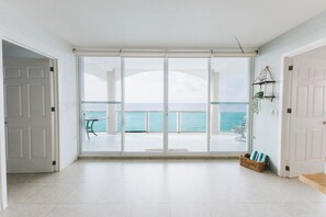 Living room ocean view