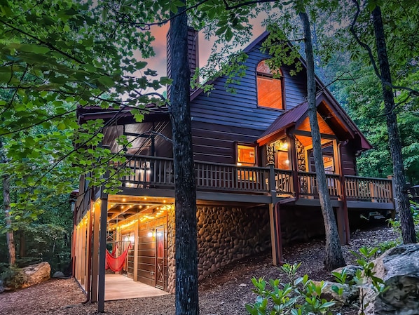 Welcome to The Tranquil Trout, a charming cabin in the North Georgia mountains.