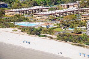 Hilton Head Beach and Tennis Aerial View