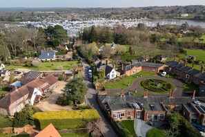 The view at at Grange Cottage, Bursledon, Hampshire