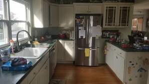 first floor kitchen area