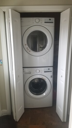 second floor laundry room