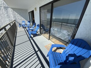 Large balcony