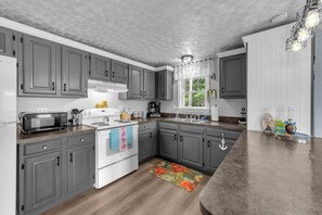 Fully renovated kitchen. 