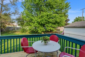 Perfect seating for outdoor dining and enjoyment