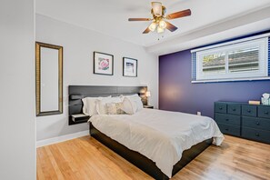 Queen-size sleep awaits in the primary bedroom