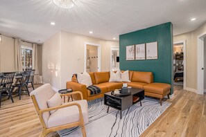 Living Room with smart TV.