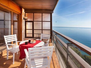 Furniture, Water, Property, Sky, Wood, Cloud, Chair, Window, Building, Interior Design