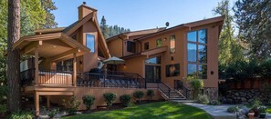 Back view of Riverside Lodge