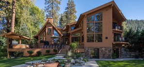 Back View of Riverside Lodge