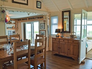 Dining Area | Bacton Seaview Bungalow, Bacton