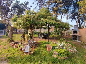 Table, Property, Furniture, Plant, Tableware, Tree, Shade, Chair, Building, Outdoor Furniture