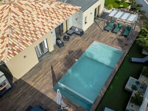 Building, Window, Plant, Azure, Water, House, Wood, Urban Design, Flooring, Leisure