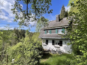 Himmel, Pflanze, Gebäude, Fenster, Wolke, Natürliche Landschaft, Baum, Haus, Hütte, Gras