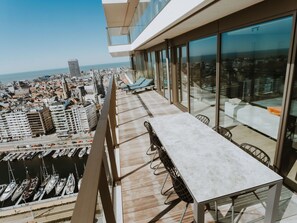 Sky, Building, Wood, Table, Condominium, Floor, Shade, Roof, Real Estate, Urban Design