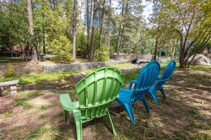 Nature's canvas unfolds before you. Take a seat, breathe in the tranquility, and let the beauty of the outdoors envelop you.