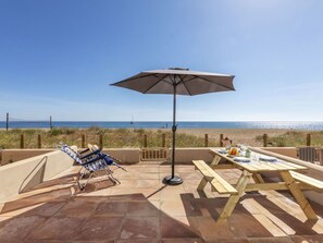 Furniture, Chair, Outdoor Furniture, Table, Sea, Outdoor Table, Ocean, Coast, Beach, Resort