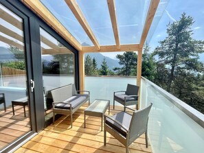 Furniture, Sky, Building, Porch, Wood, Shade, Chair, Plant, Tree, Comfort