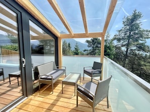 Furniture, Sky, Building, Porch, Wood, Shade, Chair, Plant, Tree, Comfort