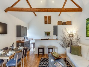 Open plan living space | Midsummer Cottage Retreat, West Compton, near Shepton Mallet