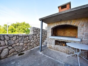 Building, Sky, Table, Wood, House, Road Surface, Outdoor Furniture, Outdoor Table, Tree, Brick
