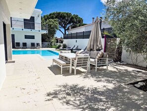 Mobilier De Jardin, Piscine, Recours, Ombre, Loisir, Chaise, Biens, Eco HĂŽtel, Balancelle, HĂŽtel
