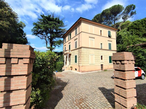 Plant, Sky, Cloud, Property, Building, Window, Tree, Wood, Land Lot, Brick