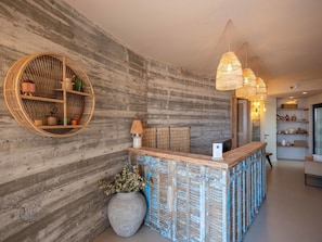 Wood, Lighting, Interior Design, Building, Architecture, Floor, Wall, Living Room, Flooring, Table