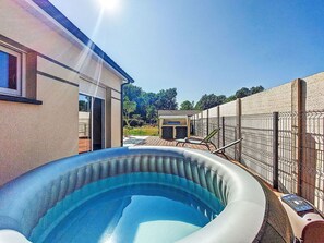 Composite, Piscine, Conception, Jacuzzi, Arrière-Cour