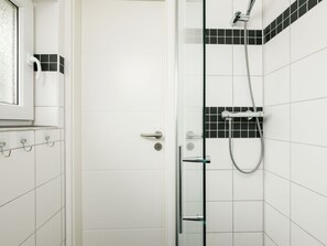 Door, Plumbing Fixture, Bathroom, Floor, Line, Wall, Shower Door