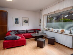Couch, Table, Window, Wood, Picture Frame, Comfort, Flooring, Living Room, Interior Design, Studio Couch