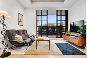 Enjoy the afternoon sun in a spacious living area