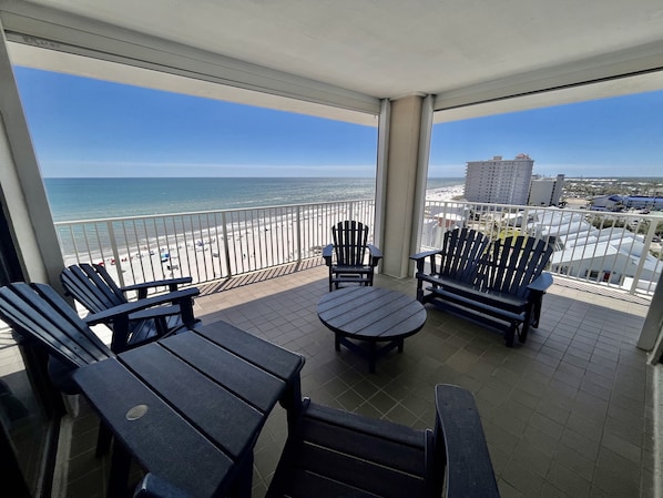Expansive balcony! Facing West for amazing sunsets.