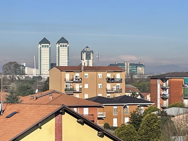 Blick von der Unterkunft
