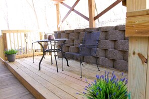 1of 2 outdoor sitting areas