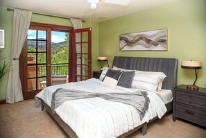 Wake up to Mountain Views and step onto Serenity (Bedroom 3, King Bed)