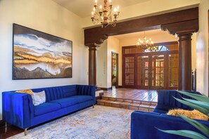 Sophisticated Living Space where Comfort meets Timeless Architectural Charm